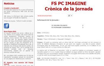 FS PC Imagine Casserres - Crónica